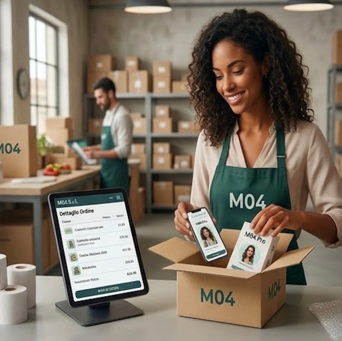 Gestione ordini con M04_CASH